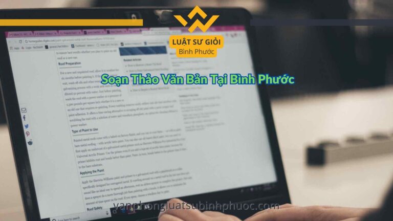 Soạn Thảo Văn Bản Tại Bình Phước - luật sư giỏi bình phước 0962536186